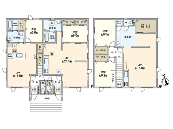 川下2条7丁目 戸建 間取図(平面図) 間取図(平面図)