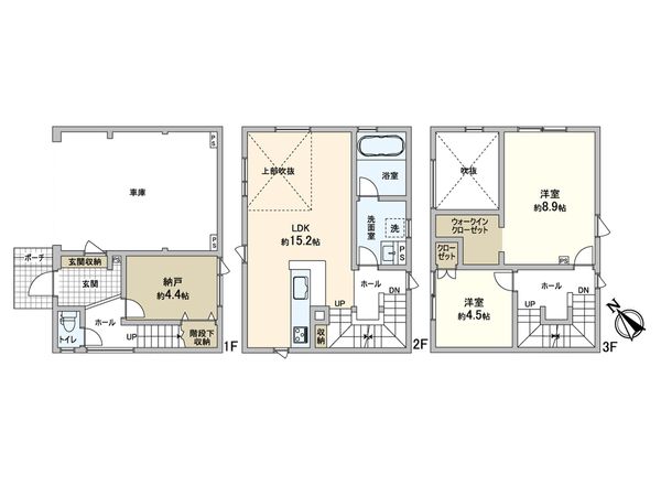 平和通2丁目南 戸建 間取図(平面図) 間取図(平面図)