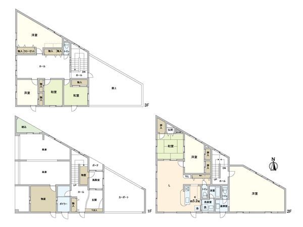 北郷4条12丁目 戸建 間取図(平面図) 北郷4条12丁目 戸建 間取図(平面図)