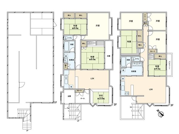 東札幌2条4丁目 戸建 間取図(平面図) 東札幌2条4丁目 戸建 間取図(平面図)