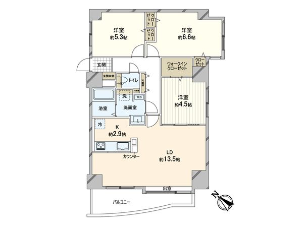 ガーデンハウス本郷通南 間取図(平面図) 間取図(平面図)