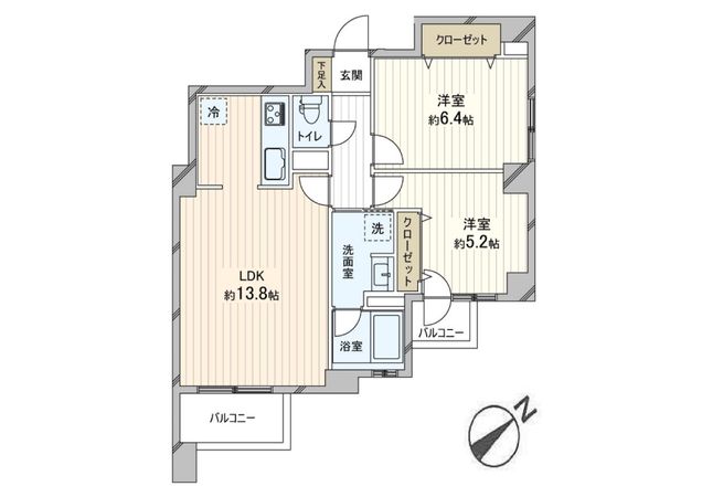 アルファコート白石 間取図(平面図) 間取図(平面図)