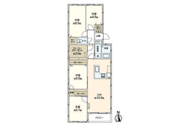 パーソナルハイツ新札幌 間取図