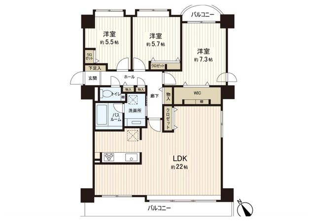 ガーデンハウス東札幌ステーション 間取図(平面図) ガーデンハウス東札幌ステーション 間取図(平面図)