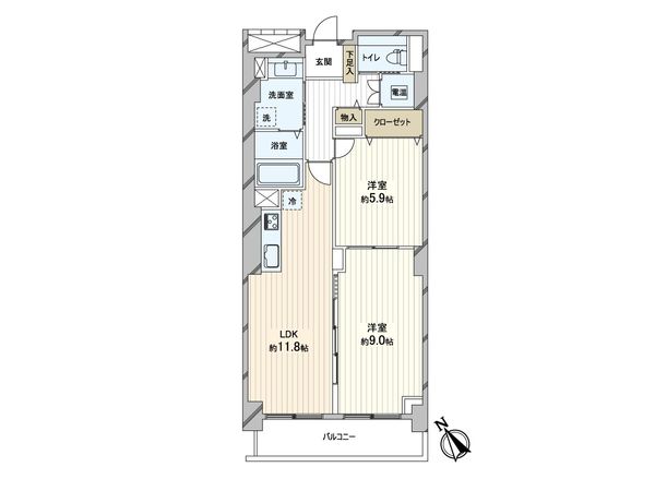 ライオンズステーションタワー東札幌 間取図(平面図) ライオンズステーションタワー東札幌 間取図(平面図)