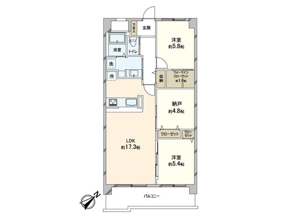 朝日プラザ東札幌Ⅲ 間取図(平面図) 朝日プラザ東札幌Ⅲ 間取図(平面図)
