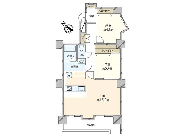 ダイアパレス白石第2 間取図(平面図) ダイアパレス白石第2 間取図(平面図)