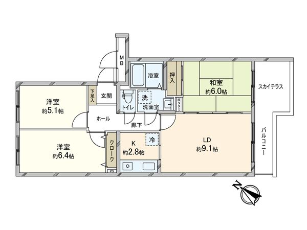 間取図(平面図)