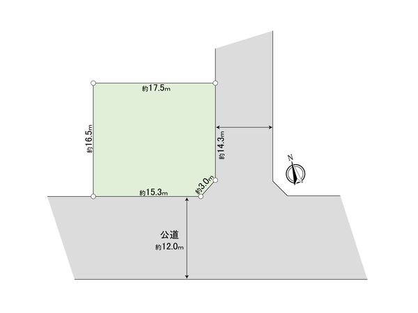 北野7条5丁目 土地 区画図 北野7条5丁目 土地 区画図