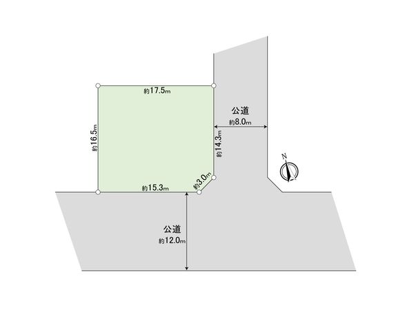 北野7条5丁目 土地 区画図 北野7条5丁目 土地 区画図