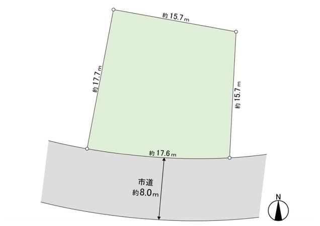 真栄5条3丁目 土地 区画図 区画図