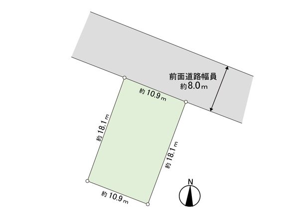 清田7条3丁目 土地 区画図 清田7条3丁目 土地 区画図