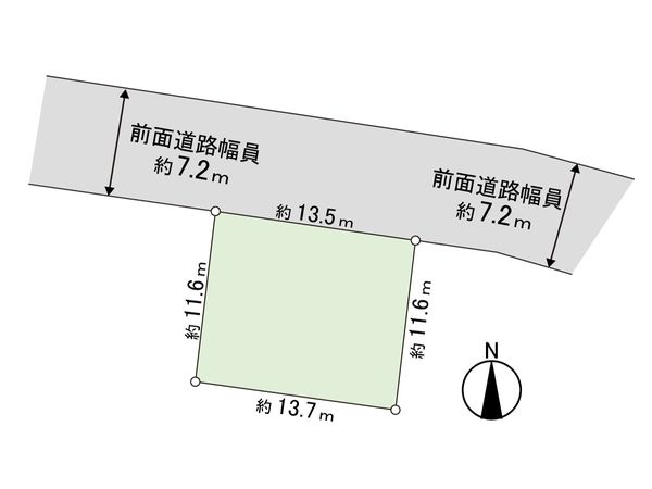 清田6条3丁目 土地 区画図 清田6条3丁目 土地 区画図