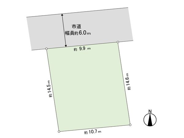 平岸3条5丁目 土地 区画図 平岸3条5丁目 土地 区画図