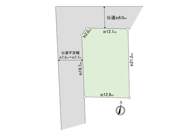 澄川4条8丁目 土地 区画図 澄川4条8丁目 土地 区画図