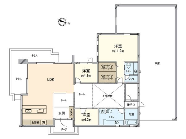 真駒内柏丘2丁目 戸建 間取図(平面図) 真駒内柏丘2丁目 戸建 間取図(平面図)