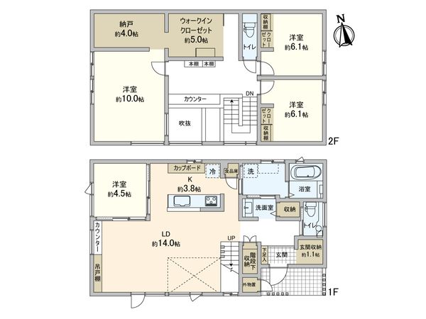 真駒内泉町3丁目 戸建 間取図(平面図) 真駒内泉町3丁目 戸建 間取図(平面図)