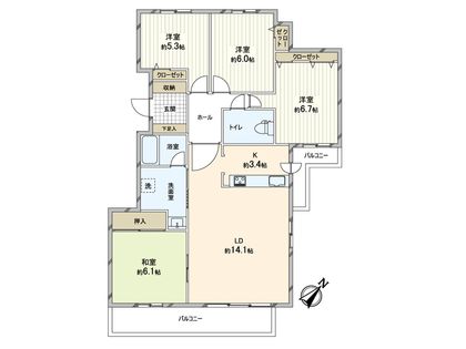 間取図(平面図)