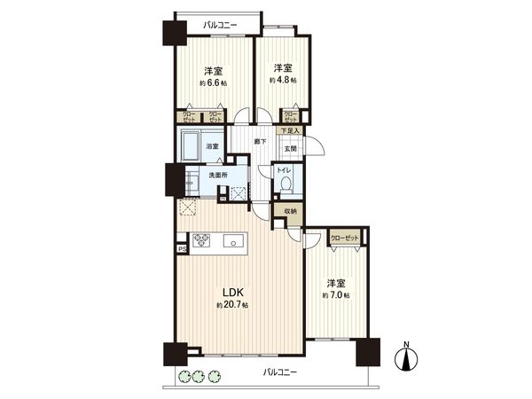 間取図(平面図)