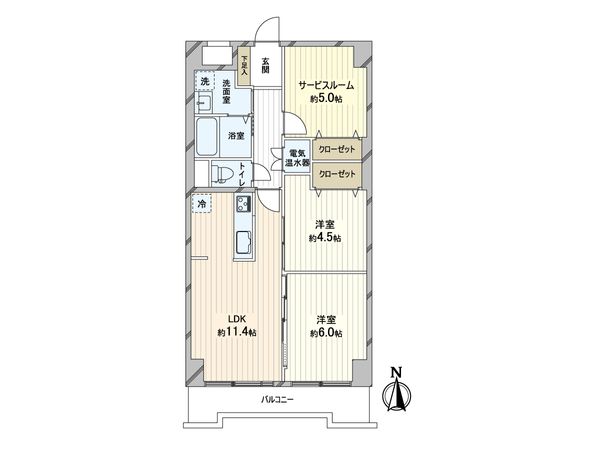 ファミール月寒 間取図(平面図) ファミール月寒 間取図(平面図)