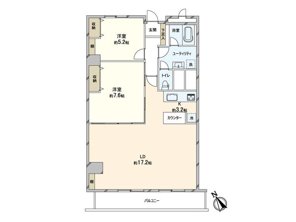 平岸豊栄ハイツ 間取図(平面図) 平岸豊栄ハイツ 間取図(平面図)