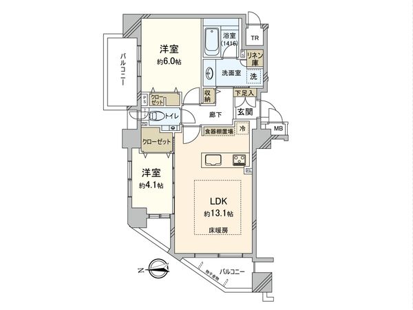 クリーンリバーフィネス澄川ステーションコート 間取図(平面図) クリーンリバーフィネス澄川ステーションコート 間取図(平面図)