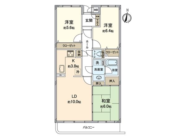 ファーストコート藻岩台 間取図(平面図)