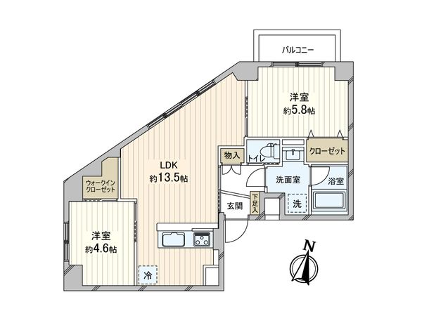 コモドム学園前 間取図(平面図) コモドム学園前 間取図(平面図)