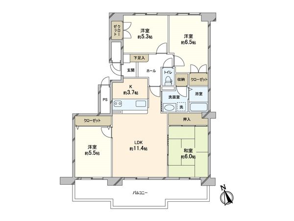 ロイヤルシャトー西岡 間取図(平面図) ロイヤルシャトー西岡 間取図(平面図)