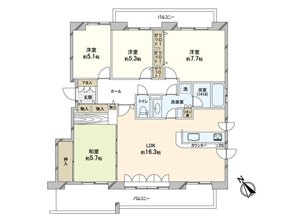間取図(平面図)