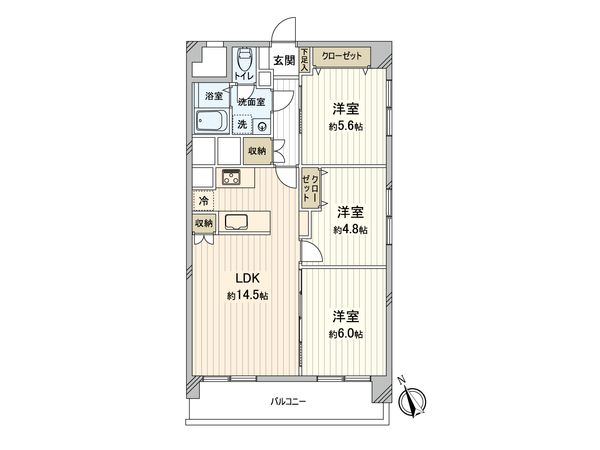 幌平橋ハイホーム 間取図(平面図) 幌平橋ハイホーム 間取図(平面図)