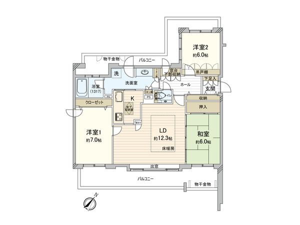 間取図(平面図)