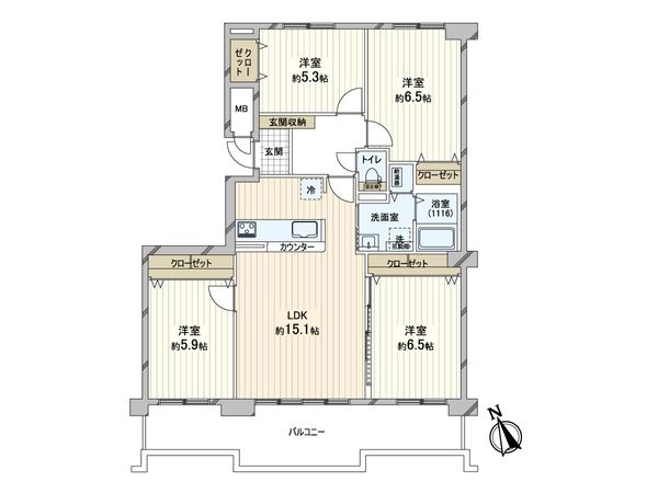 ロイヤルシャトー西岡 間取図(平面図) 間取図(平面図)