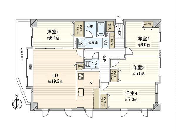 間取図(平面図)