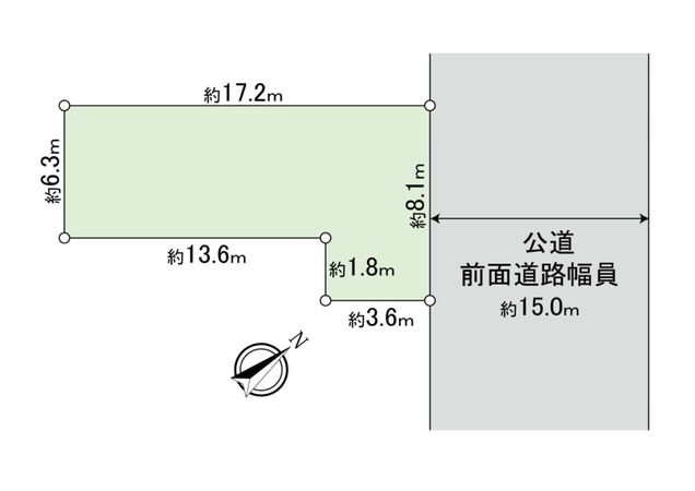 発寒6条11丁目 土地 区画図