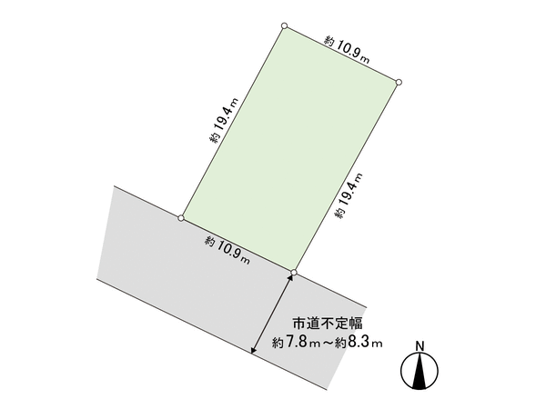 福井6丁目 土地 区画図