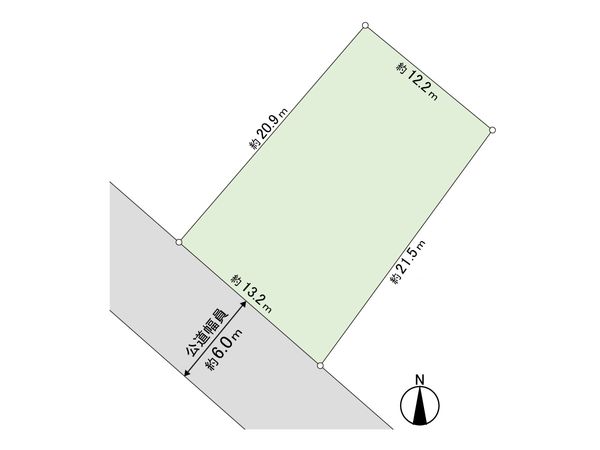 八軒8条西1丁目 土地 区画図 八軒8条西1丁目 土地 区画図