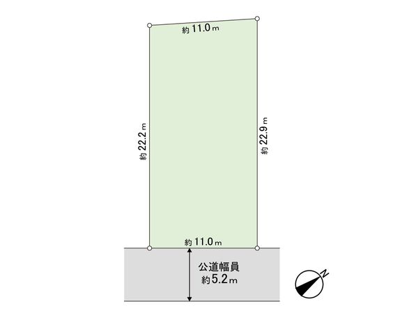 西野1条6丁目 土地 区画図 西野1条6丁目 土地 区画図