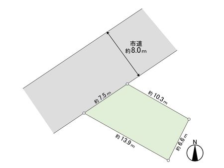 栄通２丁目　土地 区画図