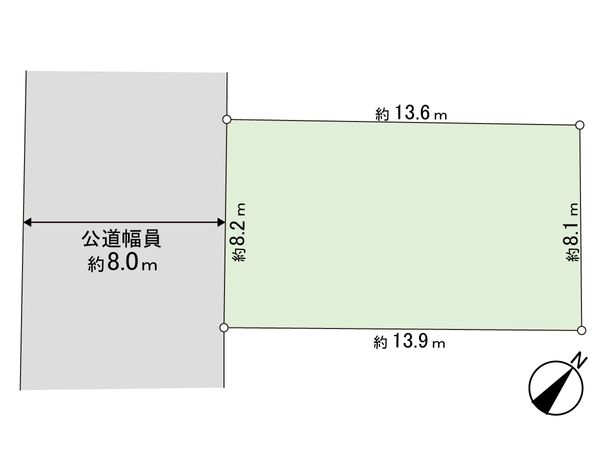 西野7条4丁目 土地 区画図 西野7条4丁目 土地 区画図