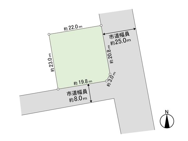 もみじ台西6丁目 土地 区画図 もみじ台西6丁目 土地 区画図