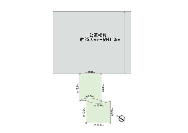 稲穂4丁目 土地 区画図 稲穂4丁目 土地 区画図