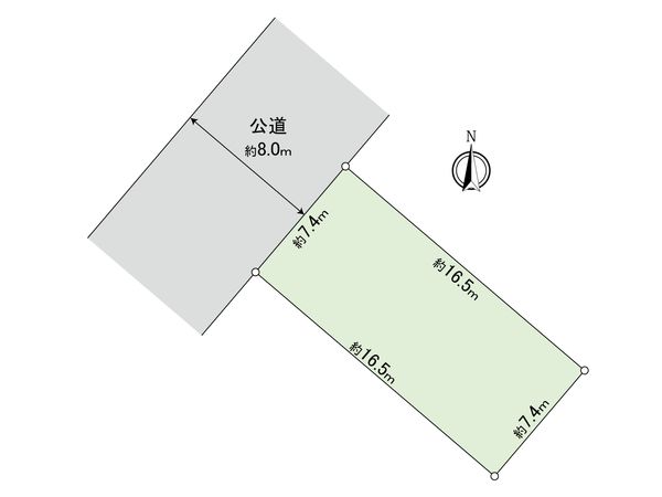 発寒6条11丁目 土地 区画図 発寒6条11丁目 土地 区画図