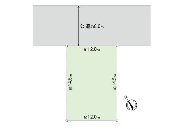新発寒7条5丁目 土地 区画図 新発寒7条5丁目 土地 区画図