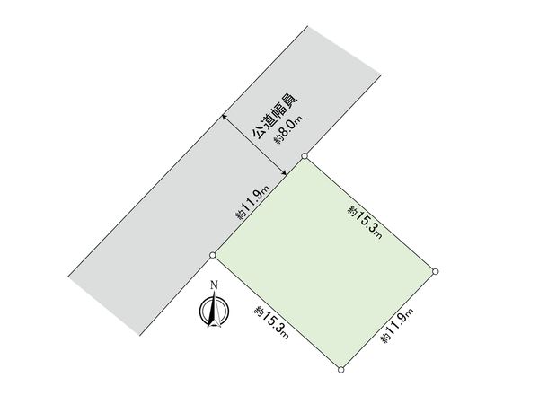 西宮の沢1条4丁目 土地 区画図 西宮の沢1条4丁目 土地 区画図