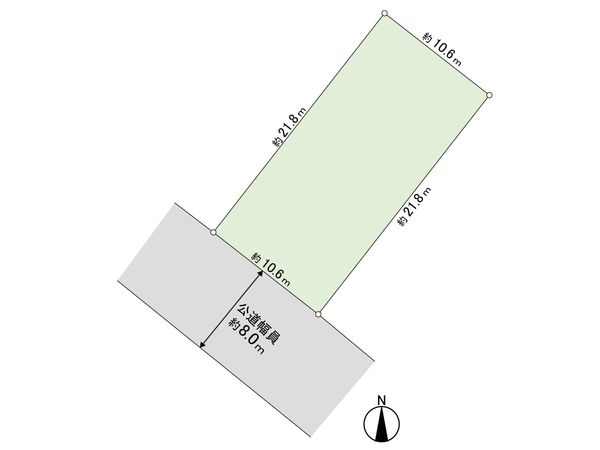 西町南19丁目 土地 区画図 西町南19丁目 土地 区画図