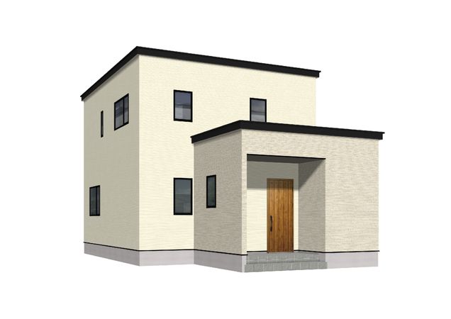 前田7条14丁目 新築戸建2号棟 外観パース図 前田7条14丁目 新築戸建2号棟 外観パース図