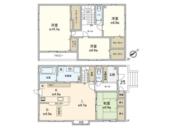 前田3条8丁目 戸建 間取図(平面図) 前田3条8丁目 戸建 間取図(平面図)