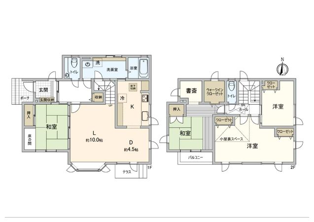 曙10条1丁目 戸建 間取図(平面図)
