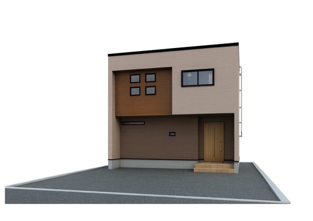 前田7条6丁目 戸建 外観パース図
